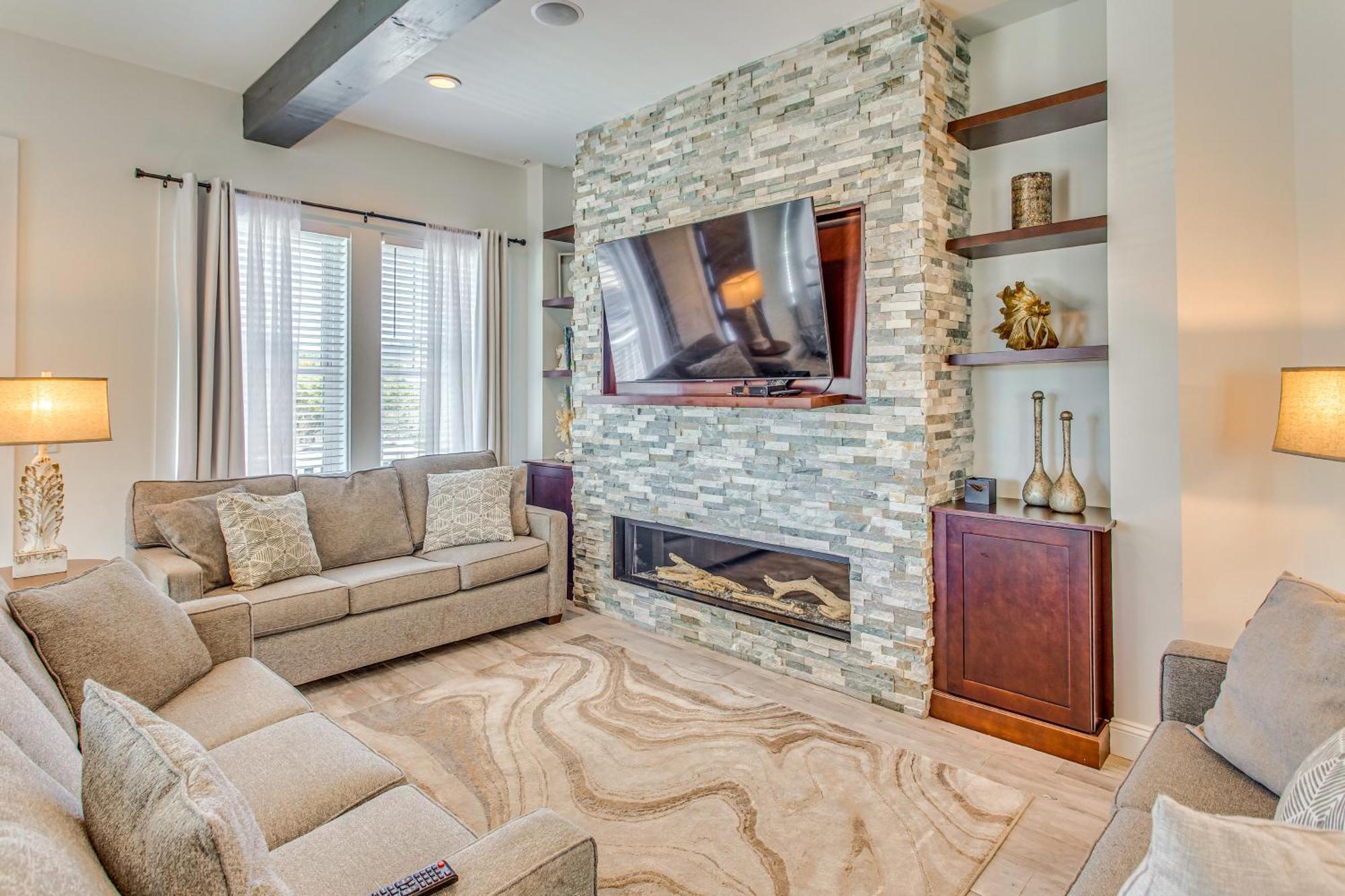 Myrtle Beach House With Hot Tub, Walk To Beach Экстерьер фото